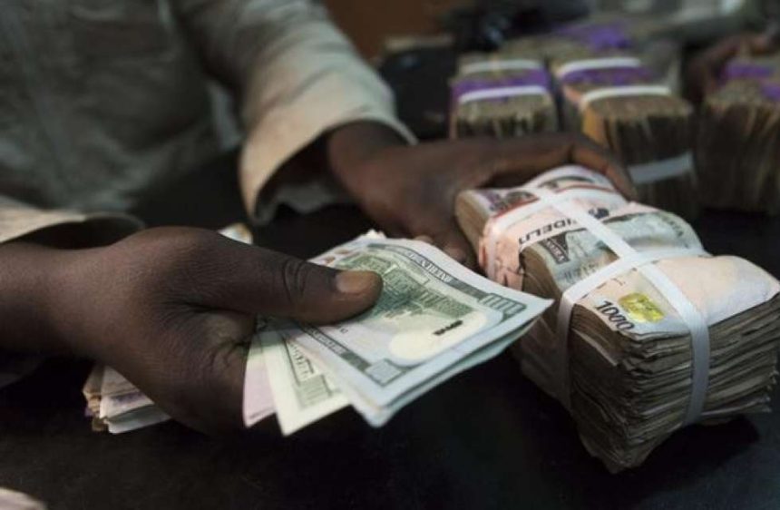 A Picture of FX Traders Trading Dollar for Naira